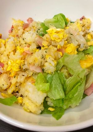 美味しいレタスチャーハン🐣🥬-レシピのメイン写真