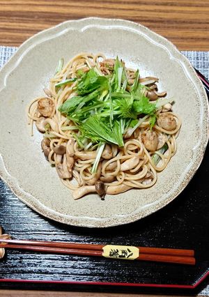 ヨウサマの減塩千斗入ル風ホタテパスタ-レシピのメイン写真