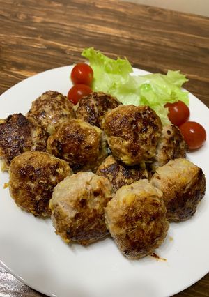 春キャベツ入り柔らかつくね-レシピのメイン写真