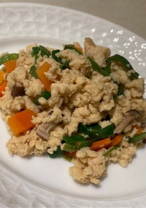 ヘルシー炒り豆腐　『冷凍豆腐が主役？！』-レシピのメイン写真