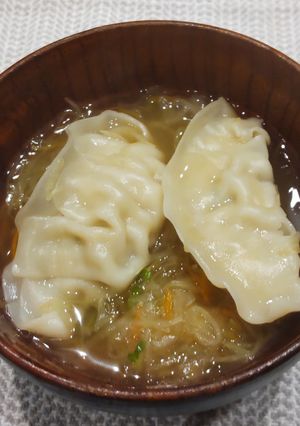 具だくさん餃子スープ-レシピのメイン写真