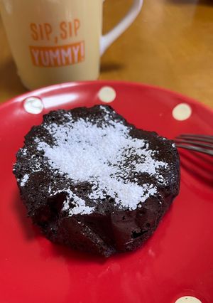 バレンタインに簡単濃厚生チョコケーキ♡♡-レシピのメイン写真
