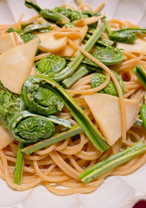 筍とこごみの和風パスタ-レシピのメイン写真