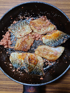 ヨウサマの減塩鯖(さば)明太焼き-レシピのメイン写真