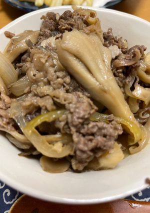 牛肉と舞茸炒め-レシピのメイン写真