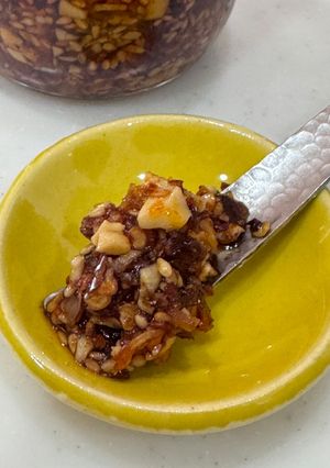 ザクザク食べる痺れる麻辣油-レシピのメイン写真