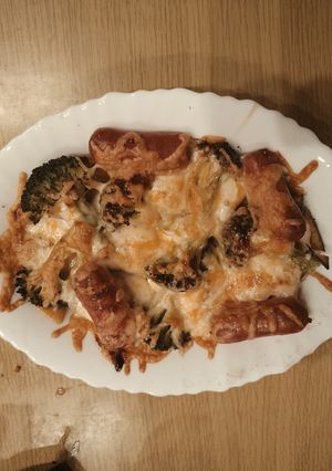 かぼちゃとブロッコリーとソーセージのチーズ焼き-レシピのメイン写真