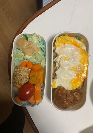 全てレンジ簡単味噌ケチャ味オムライス弁当-レシピのメイン写真