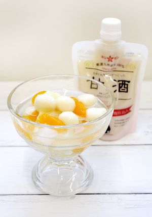 【米麹甘酒】しゅわしゅわフルーツポンチ-レシピのメイン写真