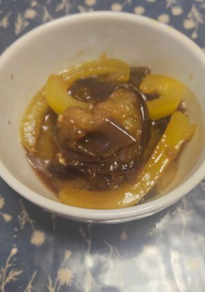 パプリカと茄子の甘酢炒め-レシピのメイン写真