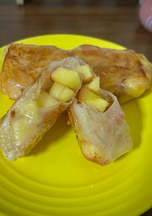 パリパリ♪ライスペーパーアップルパイ-レシピのメイン写真