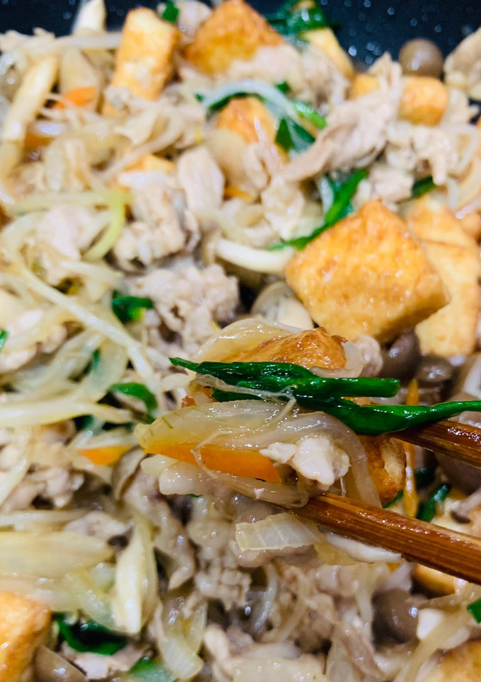 厚揚げと肉野菜炒め-レシピのメイン写真