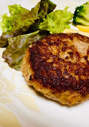普通のハンバーグ-レシピのメイン写真