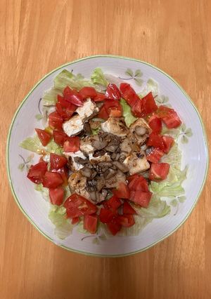 豆腐ステーキサラダ-レシピのメイン写真