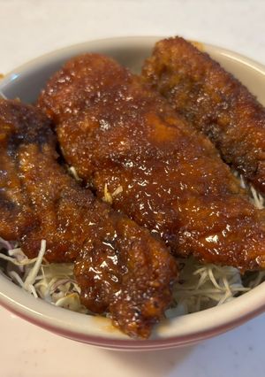 マグロ揚げ焼きソースカツ丼-レシピのメイン写真