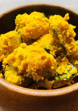 お醤油味の粉ふきかぼちゃ-レシピのメイン写真