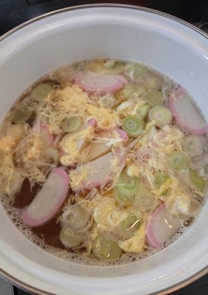 かまぼこと葱のお吸い物-レシピのメイン写真