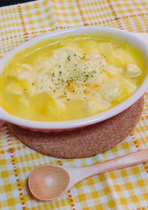 朝食にも夜食にも簡単 豆腐グラタン-レシピのメイン写真