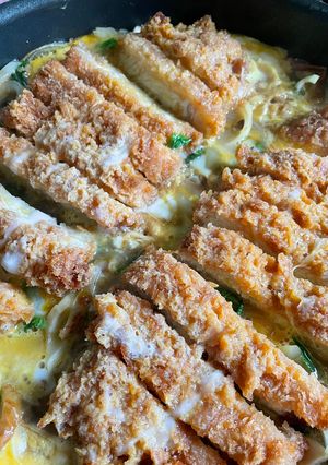 トロ玉カツ丼😋かつやのヒレカツでお手軽-レシピのメイン写真
