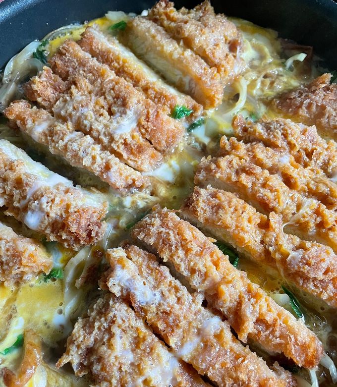 トロ玉カツ重😋かつやのヒレカツでお手軽-レシピのメイン写真