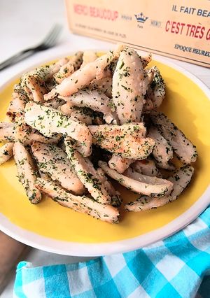 カリほくっ！塩麹青のりれんこん-レシピのメイン写真