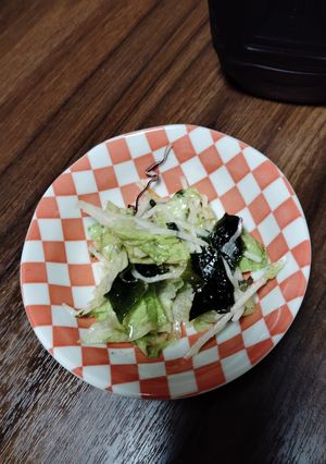 さっぱりレタス青じそミニサラダ-レシピのメイン写真