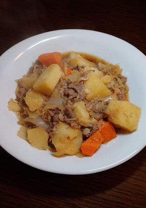 簡単☆牛肉の肉じゃが-レシピのメイン写真
