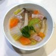 【朝食】春雨スープ