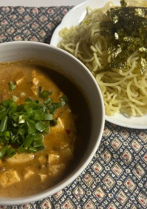 担々麻婆豆腐つけ麺-レシピのメイン写真