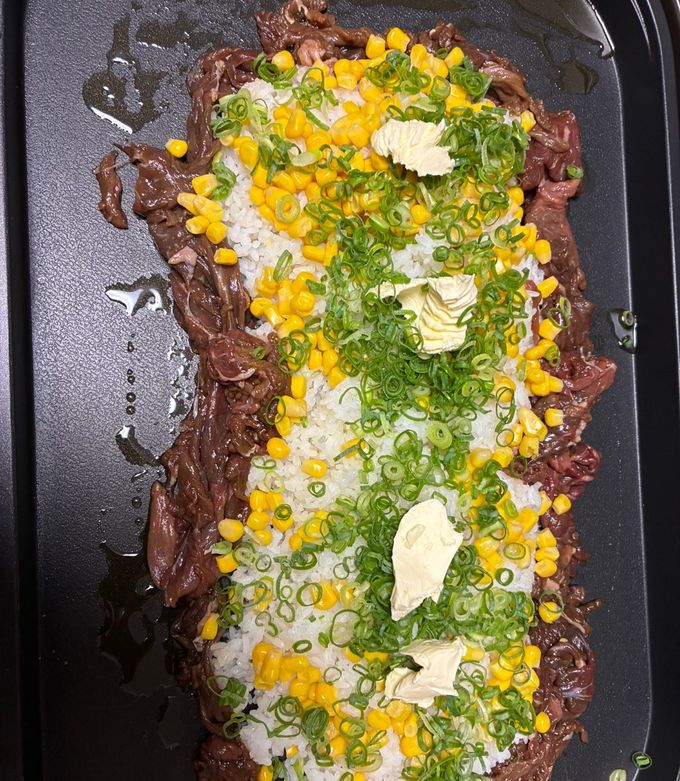 ホットプレートで簡単にペッパーランチ by chika 【クックパッド