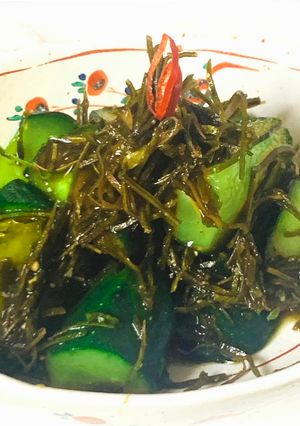 お箸が止まらない！胡瓜と切り昆布の即席漬-レシピのメイン写真