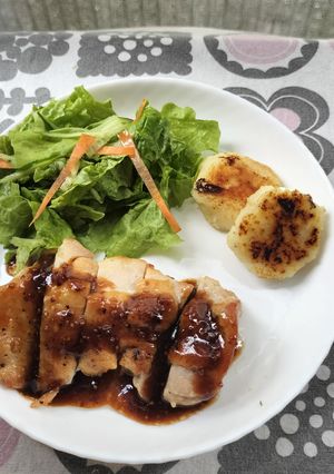 ガーリックチキンステーキマスタードソース-レシピのメイン写真