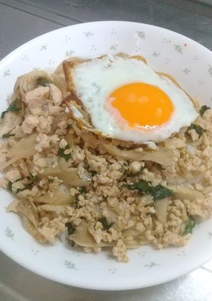 大葉と舞茸の和風ガパオ-レシピのメイン写真