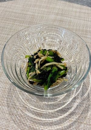小松菜の磯部和え-レシピのメイン写真