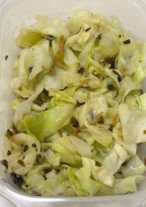 【常備菜】キャベツとちりめん高菜の和物-レシピのメイン写真
