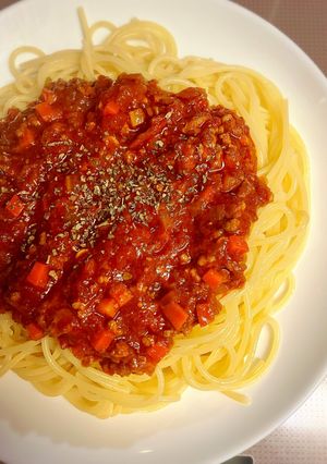 ミートソーススパゲッティ-レシピのメイン写真