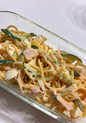スパサラダ　１つ足すだけでコクがでて味がしまる-レシピのメイン写真