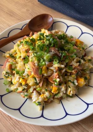レンジで簡単！鮭フレークチャーハン-レシピのメイン写真