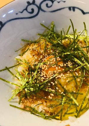 毎日のしろごはん●玉かけ海苔胡麻ごはん-レシピのメイン写真