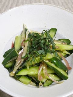 胡瓜と茗荷の中華和え-レシピのメイン写真