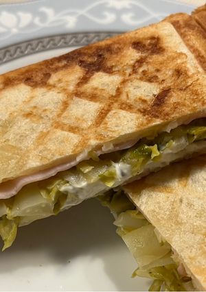 クミンとキャベツサラダのホットサンド-レシピのメイン写真