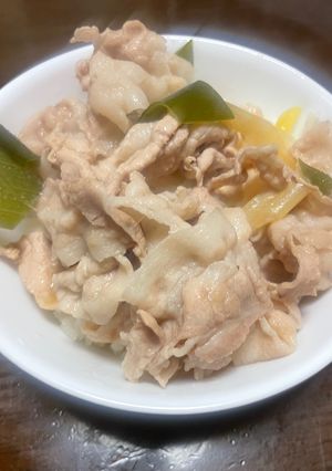 冷めても美味しい和風豚丼-レシピのメイン写真