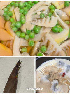 はっちくとえんどう豆の煮物(2025)-レシピのメイン写真