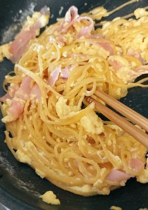 子供も食べれる簡単カルボナーラ-レシピのメイン写真