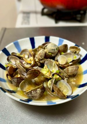 酒呑みのあさりの酒蒸し-レシピのメイン写真