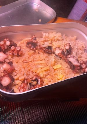 タコ飯　キャンプ-レシピのメイン写真