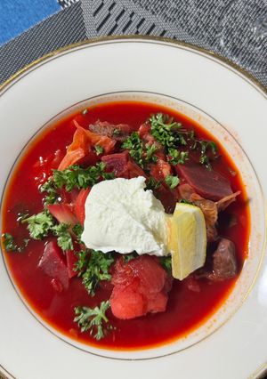 牛スネ肉のボルシチ-レシピのメイン写真
