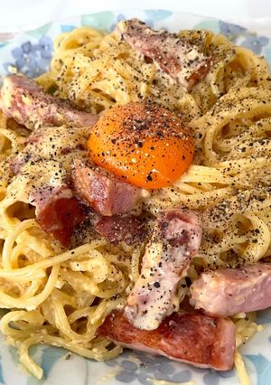 家族みんな好きカルボナーラ-レシピのメイン写真