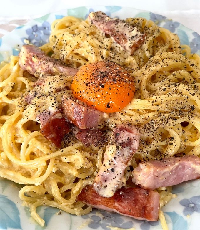 家族みんな好きカルボナーラ by erica 21 【クックパッド】 簡単