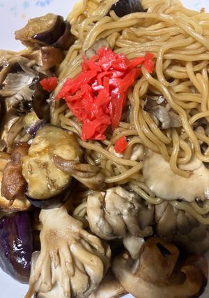 簡単　屋台の焼きそば（きのこ）-レシピのメイン写真